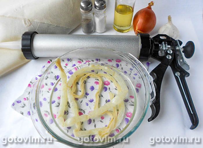 Фотографии рецепта Домашние маринованные куриные колбаски, 03 Домашние маринованные куриные колбаски, Шаг 03