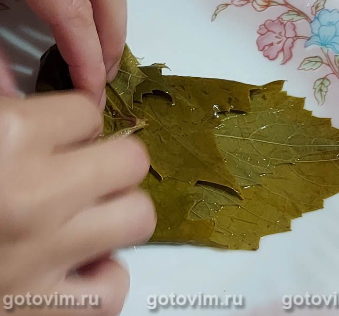Фотографии рецепта Маринованные виноградные листья на зиму, 04 Маринованные виноградные листья на зиму, Шаг 04
