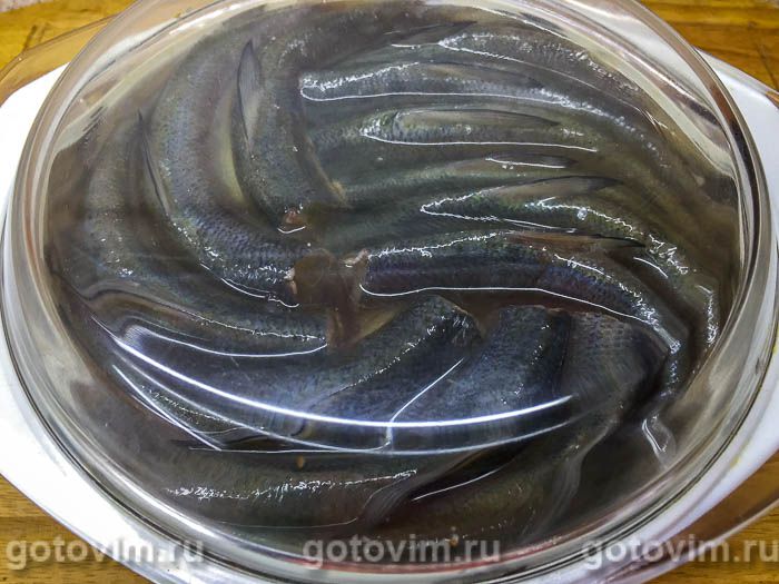 Фотографии рецепта Маринованная пелядь с уксусом в домашних условиях, 04 Маринованная пелядь с уксусом в домашних условиях, Шаг 04