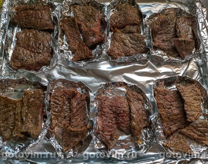 Фотографии рецепта Мясные лодочки с овощами, 09 Мясные лодочки с овощами, Шаг 09