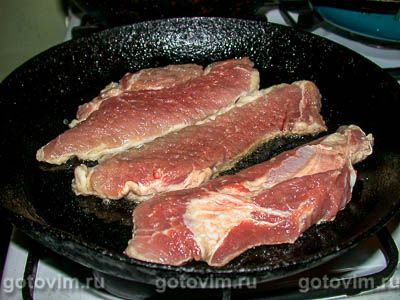 Фотографии рецепта Мясо с острым соусом из ананаса, 03 Мясо с острым соусом из ананаса, Шаг 03