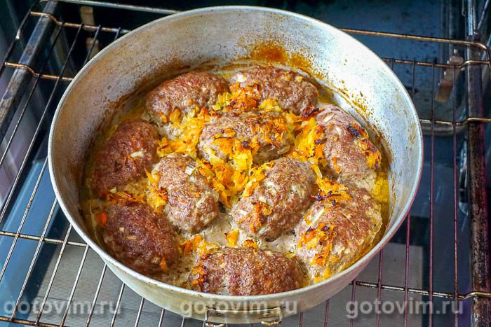 Фотографии рецепта Мясные зразы с морковью в духовке, 06 Мясные зразы с морковью в духовке, Шаг 06