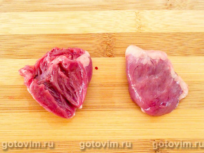 Фотографии рецепта Отбивные из куриных сердечек, 01 Отбивные из куриных сердечек, Шаг 01