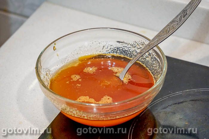 Фотографии рецепта Коврижка медовая с грецкими орехами, 01 Коврижка медовая с грецкими орехами, Шаг 01