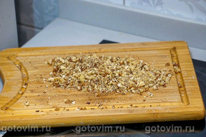 Фотографии рецепта Коврижка медовая с грецкими орехами, 03 Коврижка медовая с грецкими орехами, Шаг 03