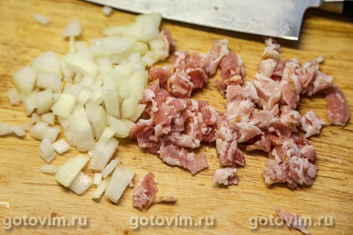 Фотографии рецепта Зеленые мидии, запеченные с беконом и сыром, 03 Зеленые мидии, запеченные с беконом и сыром, Шаг 03