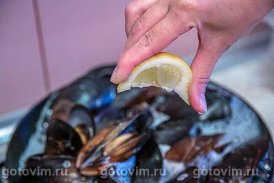 Фотографии рецепта Черноморские мидии с рисом и овощами, 05 Черноморские мидии с рисом и овощами, Шаг 05