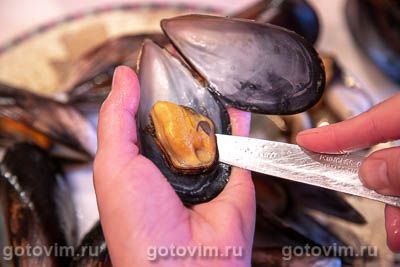 Фотографии рецепта Черноморские мидии с рисом и овощами, 06 Черноморские мидии с рисом и овощами, Шаг 06