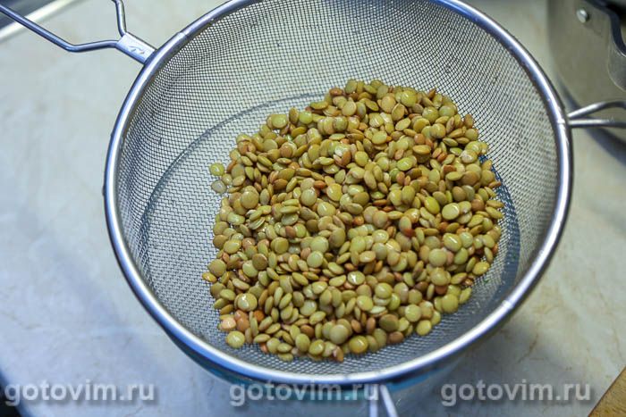 Фотографии рецепта Мясной суп минестроне с чечевицей, 04 Мясной суп минестроне с чечевицей, Шаг 04