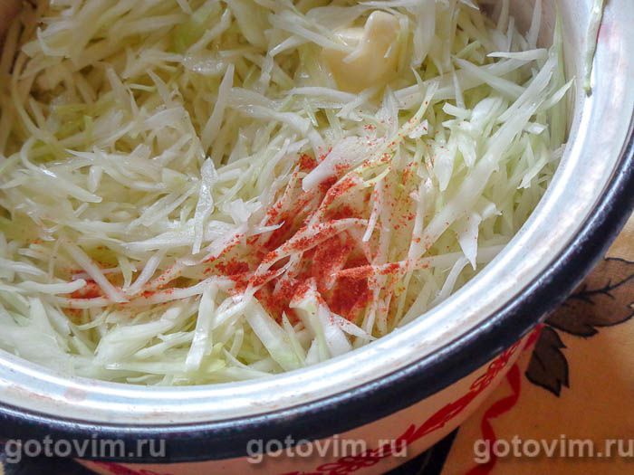 Фотографии рецепта Вэрзэре (молдавские пирожки с капустой), 06 Вэрзэре (молдавские пирожки с капустой), Шаг 06