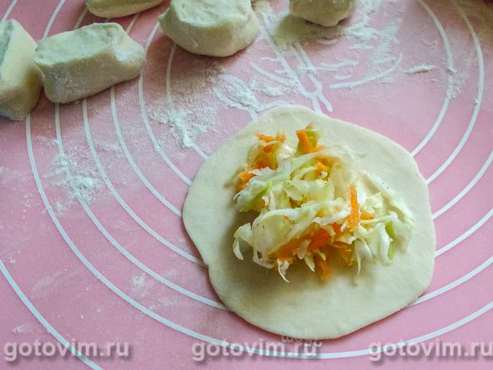 Фотографии рецепта Непальские вареники момо с овощами, 07 Непальские вареники момо с овощами, Шаг 07
