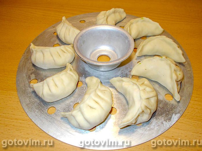 Фотографии рецепта Непальские вареники момо с овощами, 09 Непальские вареники момо с овощами, Шаг 09