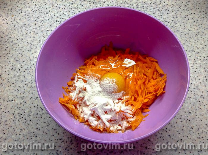 Фотографии рецепта Морковные котлетки, 03 Морковные котлетки, Шаг 03