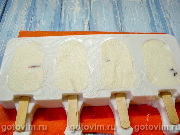 Фотографии рецепта Эскимо на палочке, 05 Эскимо на палочке, Шаг 05