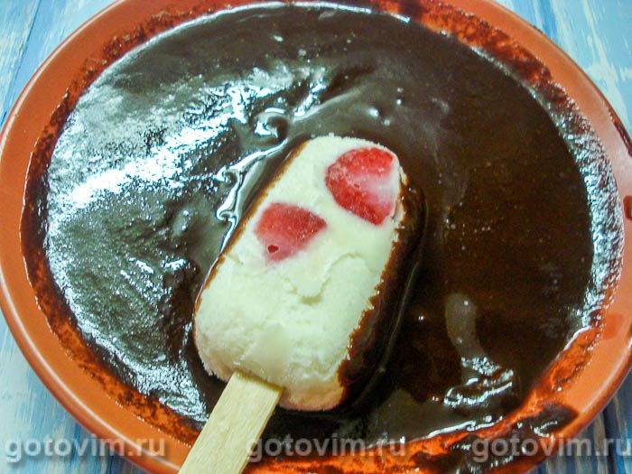Фотографии рецепта Эскимо на палочке, 07 Эскимо на палочке, Шаг 07