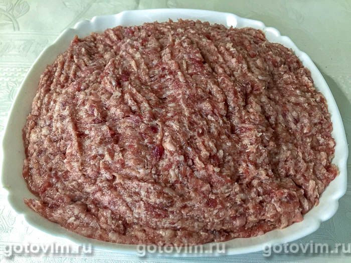 Фотографии рецепта Мясные стожки из фарша с картофелем, яйцом и сыром, 01 Мясные стожки из фарша с картофелем, яйцом и сыром, Шаг 01