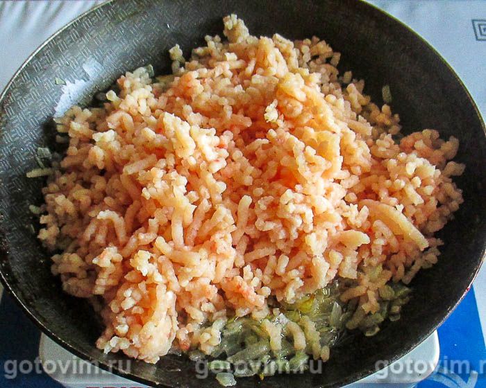 Фотографии рецепта Мусака с баклажанами, кабачками и куриным фаршем, 03 Мусака с баклажанами, кабачками и куриным фаршем, Шаг 03