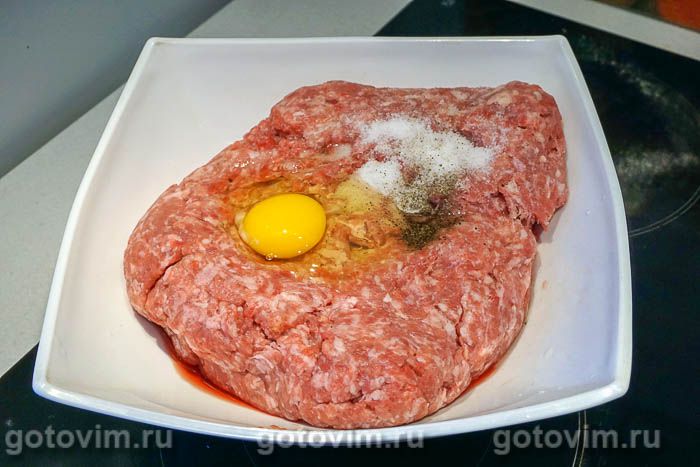 Фотографии рецепта Гнезда из фарша с гречкой, грибами и яйцами, 01 Гнезда из фарша с гречкой, грибами и яйцами, Шаг 01