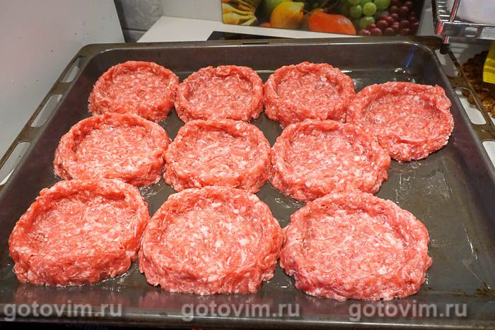 Фотографии рецепта Гнезда из фарша с гречкой, грибами и яйцами, 06 Гнезда из фарша с гречкой, грибами и яйцами, Шаг 06