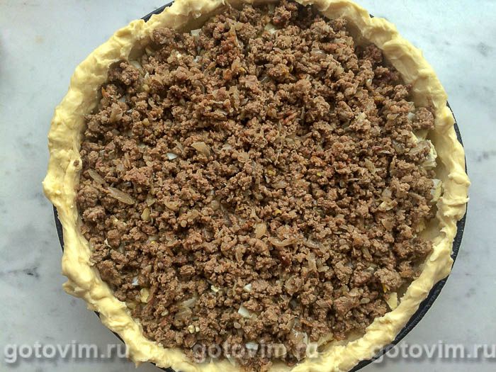 Фотографии рецепта Губадия с мясом, творогом и изюмом, 11 Губадия с мясом, творогом и изюмом, Шаг 11