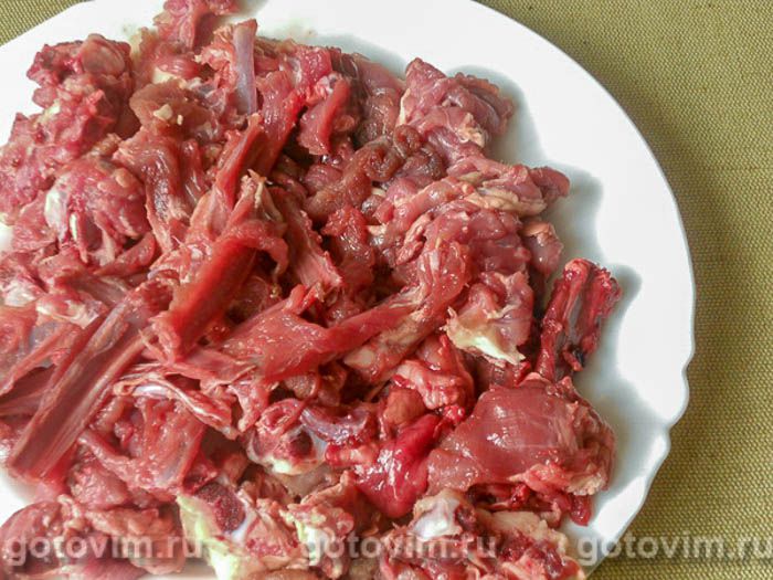 Фотографии рецепта Мясо молодого козленка, тушеное с картофелем , 02 Мясо молодого козленка, тушеное с картофелем , Шаг 02