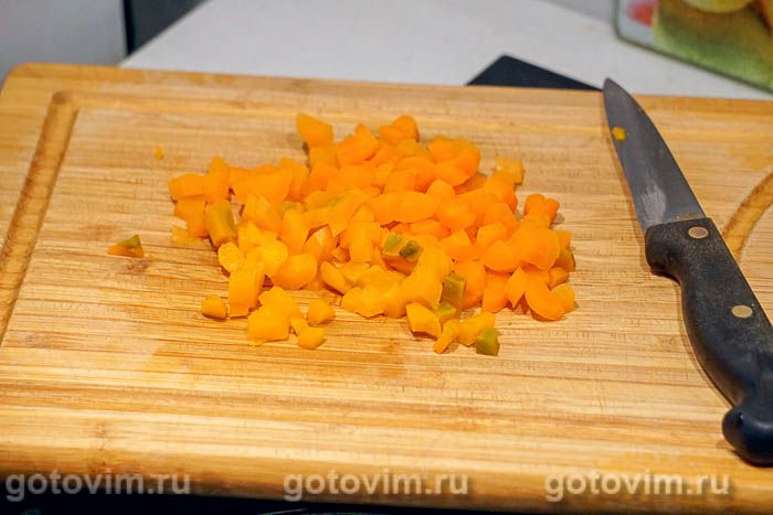 Фотографии рецепта Мясное заливное из говядины с овощами и яйцами, 04 Мясное заливное из говядины с овощами и яйцами, Шаг 04