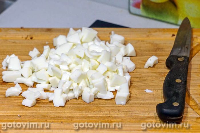Фотографии рецепта Мясное заливное из говядины с овощами и яйцами, 07 Мясное заливное из говядины с овощами и яйцами, Шаг 07