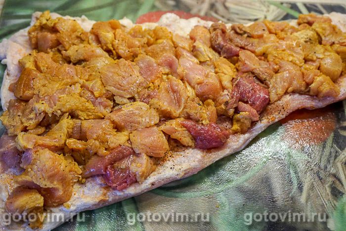 Фотографии рецепта Мясной рулет в ветчиннице, 04 Мясной рулет в ветчиннице, Шаг 04