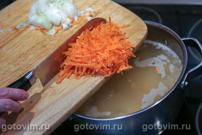 Фотографии рецепта Мясной суп с пшеничной крупой «Артек», 06 Мясной суп с пшеничной крупой «Артек», Шаг 06