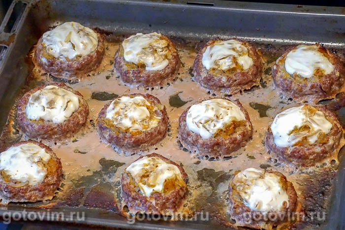 Фотографии рецепта Мясные гнезда с квашеной капустой, 05 Мясные гнезда с квашеной капустой, Шаг 05