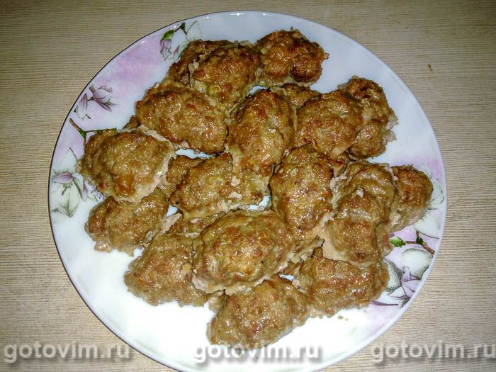 Фотографии рецепта Мясные кнели в духовке, 07 Мясные кнели в духовке, Шаг 07