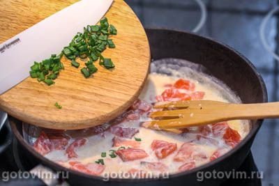 Фотографии рецепта Ньокки с копченой семгой, 07 Ньокки с копченой семгой, Шаг 07