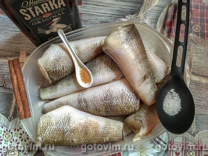 Фотографии рецепта Нототения в духовке, запеченная с настойкой «Старка», 01 Нототения в духовке, запеченная с настойкой «Старка», Шаг 01