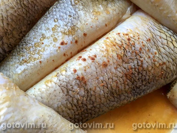 Фотографии рецепта Нототения в духовке, запеченная с настойкой «Старка», 02 Нототения в духовке, запеченная с настойкой «Старка», Шаг 02