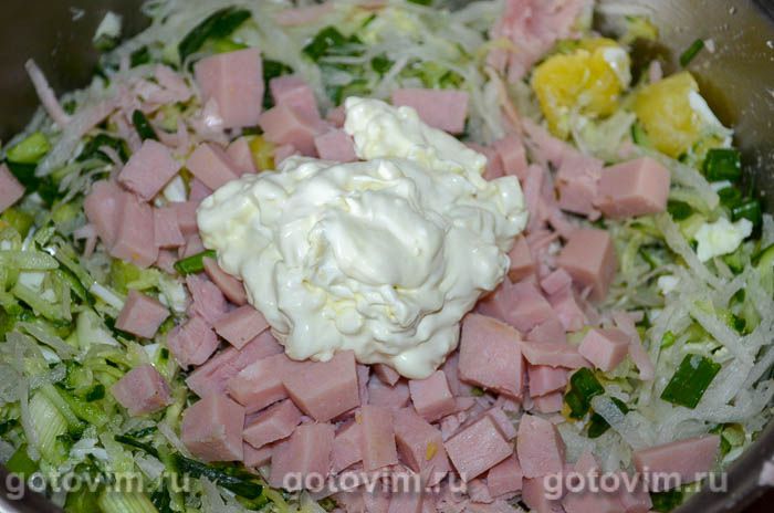 Фотографии рецепта Окрошка на березовом соке, 07 Окрошка на березовом соке, Шаг 07