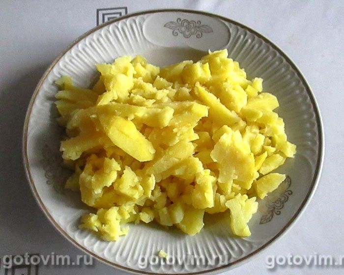 Фотографии рецепта Окрошка с редькой, морковкой и колбасой на тане (тандеме), 02 Окрошка с редькой, морковкой и колбасой на тане (тандеме), Шаг 02