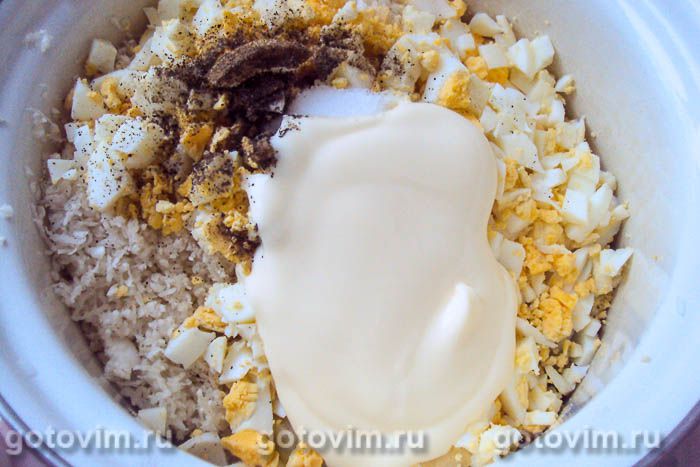 Фотографии рецепта Окрошка с редькой на воде, 07 Окрошка с редькой на воде, Шаг 07