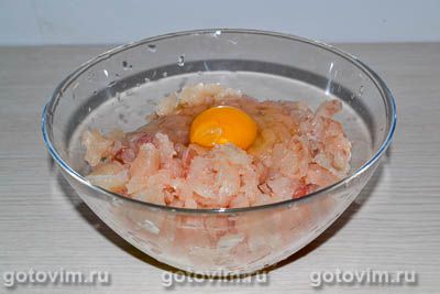 Фотографии рецепта Котлеты из щуки с манкой, 02 Котлеты из щуки с манкой, Шаг 02