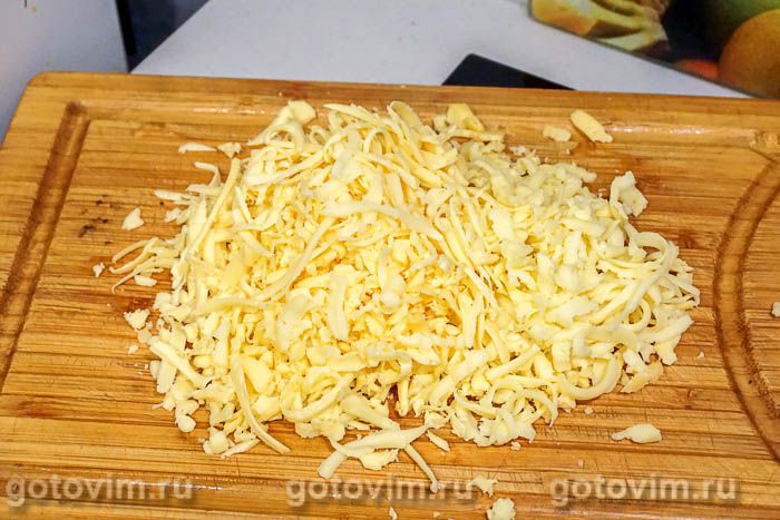 Фотографии рецепта Оладьи из кукурузы, ветчины и сыра, 02 Оладьи из кукурузы, ветчины и сыра, Шаг 02