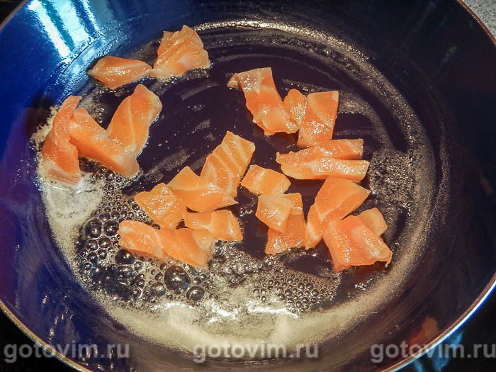 Фотографии рецепта Омлет с красной рыбой, 01 Омлет с красной рыбой, Шаг 01