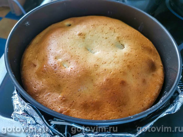 Фотографии рецепта Пирог с орехами на сметане, 06 Пирог с орехами на сметане, Шаг 06