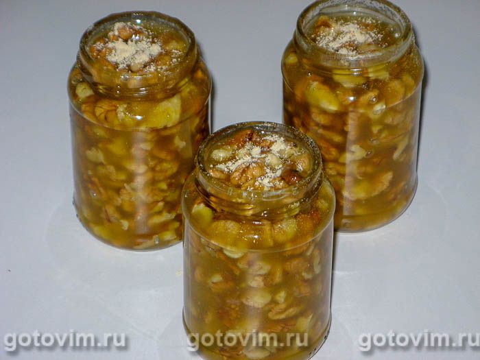 Фотографии рецепта Орехи с мёдом, 05 Орехи с мёдом, Шаг 05