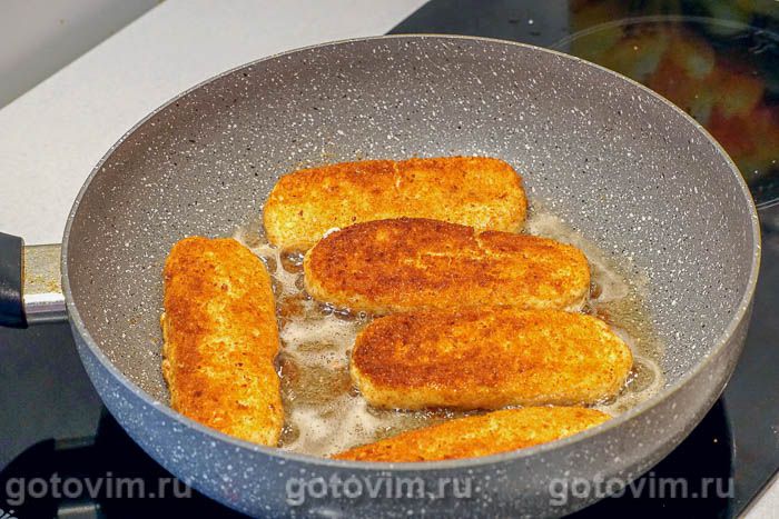 Фотографии рецепта Сырные палочки с творогом, 08 Сырные палочки с творогом, Шаг 08