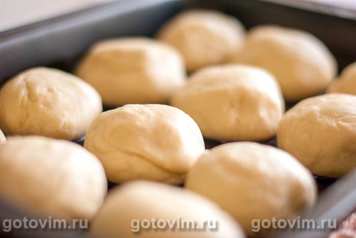 Фотографии рецепта Пампушки с чесноком в хлебопечке, 03 Пампушки с чесноком в хлебопечке, Шаг 03