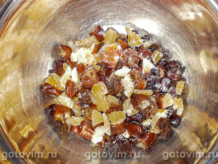 Фотографии рецепта Панфорте (Panforte di Siena) – медовая коврижка с орехами и сухофруктами, 01 Панфорте (Panforte di Siena) – медовая коврижка с орехами и сухофруктами, Шаг 01