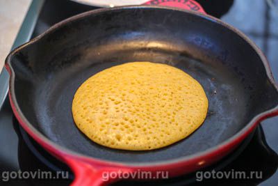 Фотографии рецепта Тыквенные панкейки, 07 Тыквенные панкейки, Шаг 07