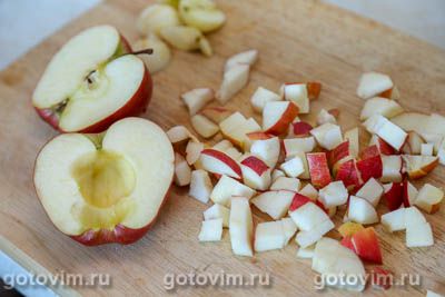 Фотографии рецепта Панкейки с яблоками, 04 Панкейки с яблоками, Шаг 04
