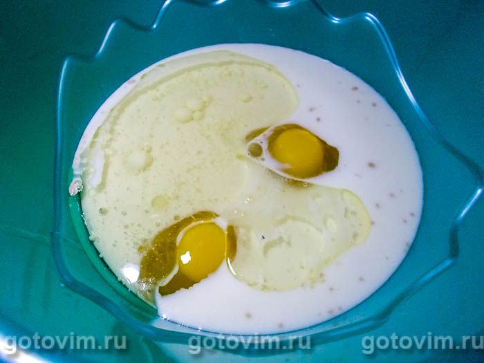 Фотографии рецепта Кулич краффин с курагой, 02 Кулич краффин с курагой, Шаг 02