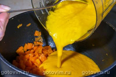 Фотографии рецепта Пенне с морковным соусом, 03 Пенне с морковным соусом, Шаг 03