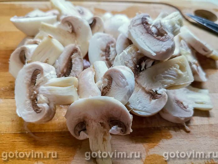 Фотографии рецепта Макароны с курицей и грибами, 01 Макароны с курицей и грибами, Шаг 01